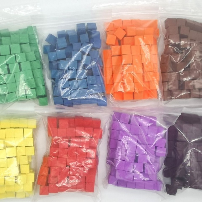 Board Game Hegemony - 100 pièces/lots 10mm Cubes en bois