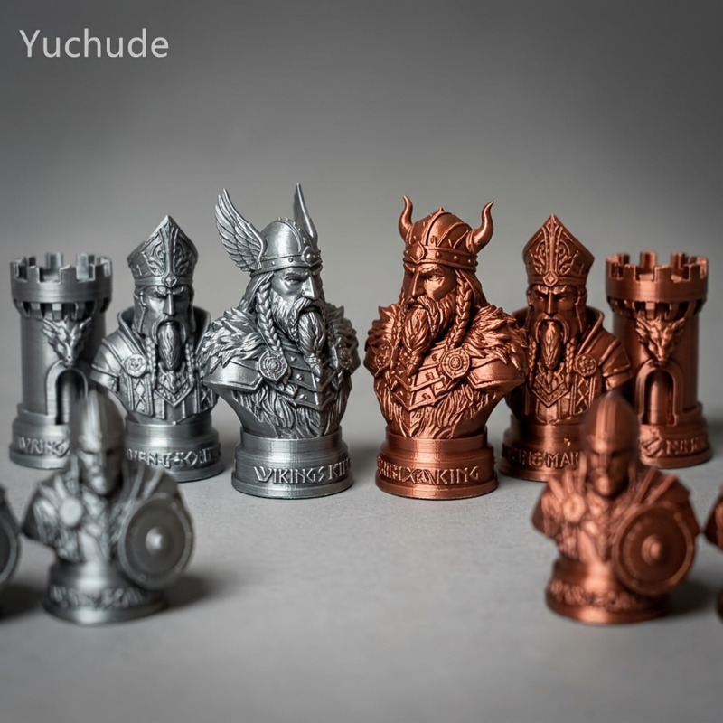 Board Game Vikings - Pièces d'échecs Viking imprimées en 3D,