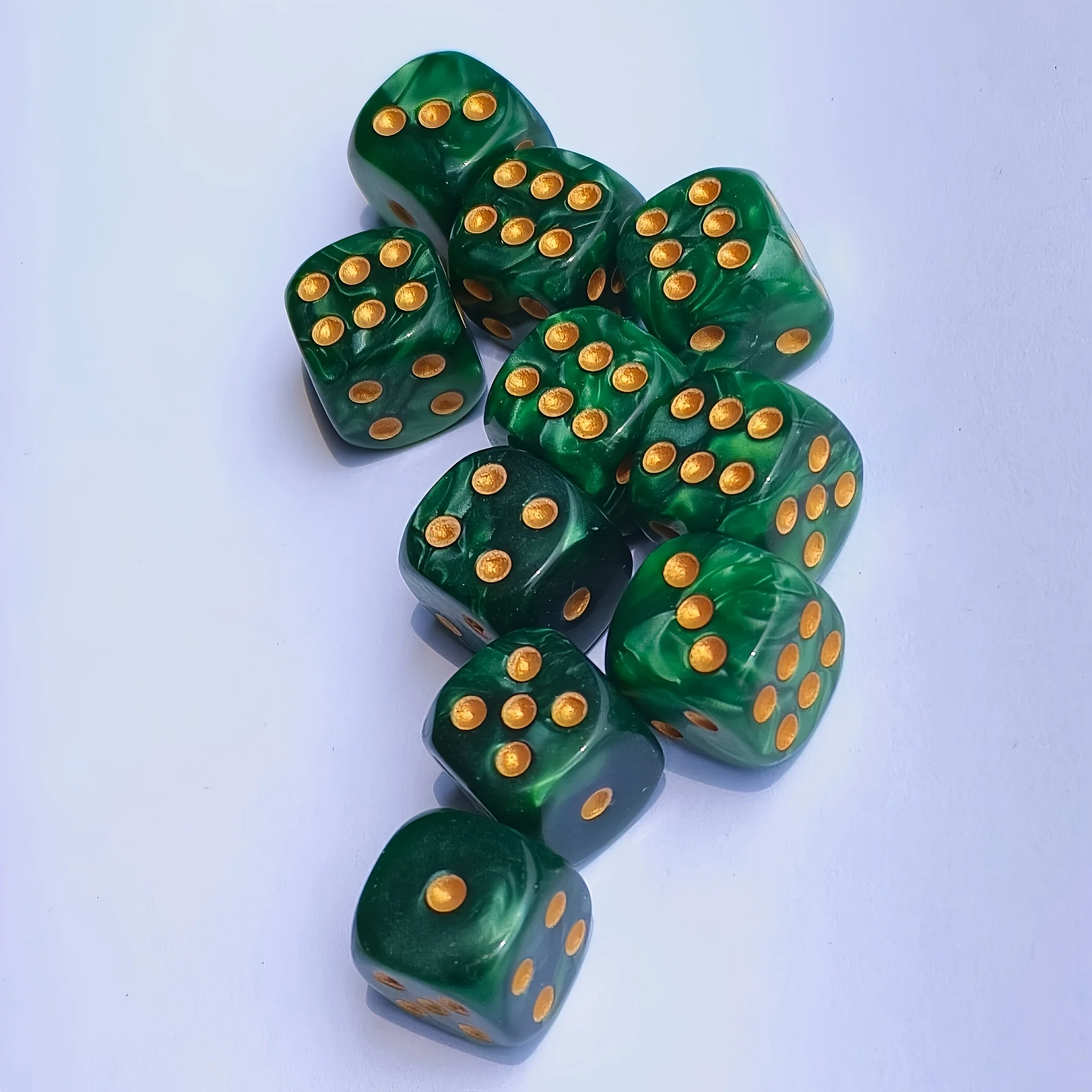 Board Game Electronic Table - 10 dés D6 en acrylique à