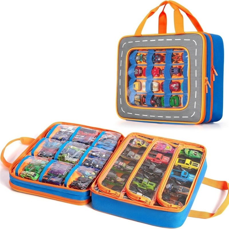 Hot Wheels Car Monster Trucks - MACH – Boîte de rangement pour