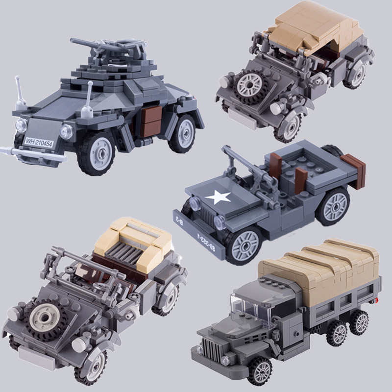 Board Game Ww2 - Blocs de construction de véhicules militaires