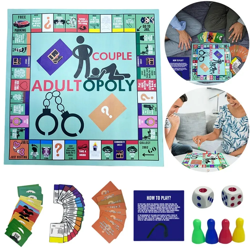 Board Game Unmatched - Jeu de société Adultopoly pour couples,