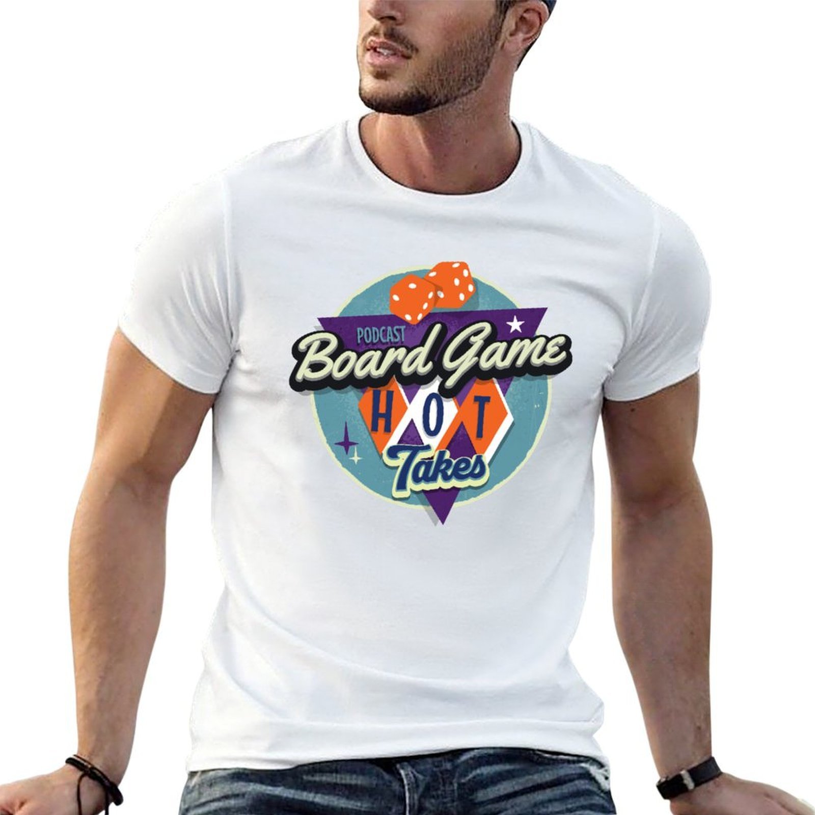 Board Game Logo - T-shirt à manches courtes pour l'entraînement,