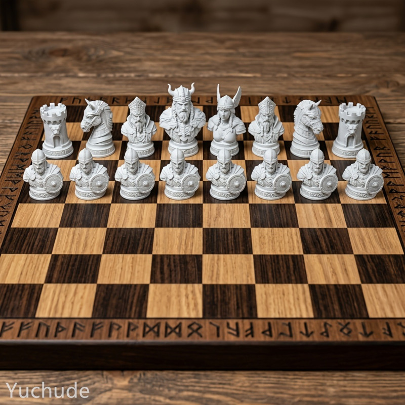 Pièces d'échecs Viking imprimé - Board Game Vikings avis et prix