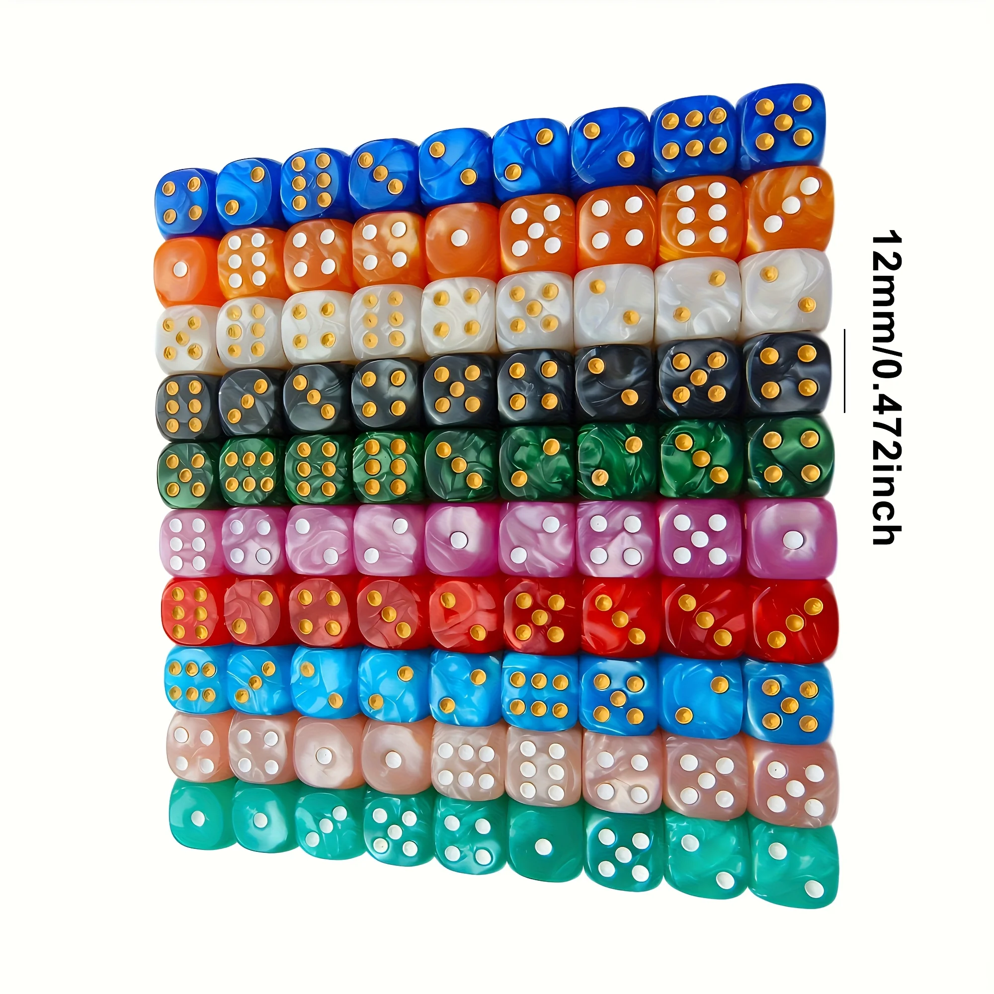 10 dés D6 en acrylique à motif - Board Game Electronic Table avis et prix