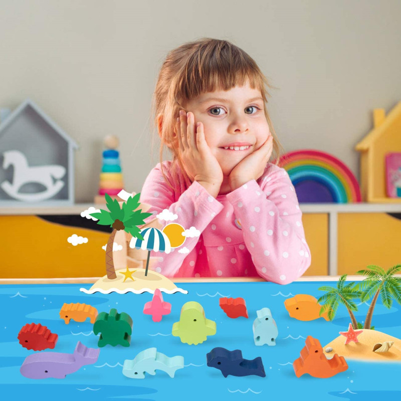 Nouveaux enfants Montessori bl - Board Game Nature avis et prix